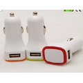 2 USB Car Charger w/ Contrast Trim